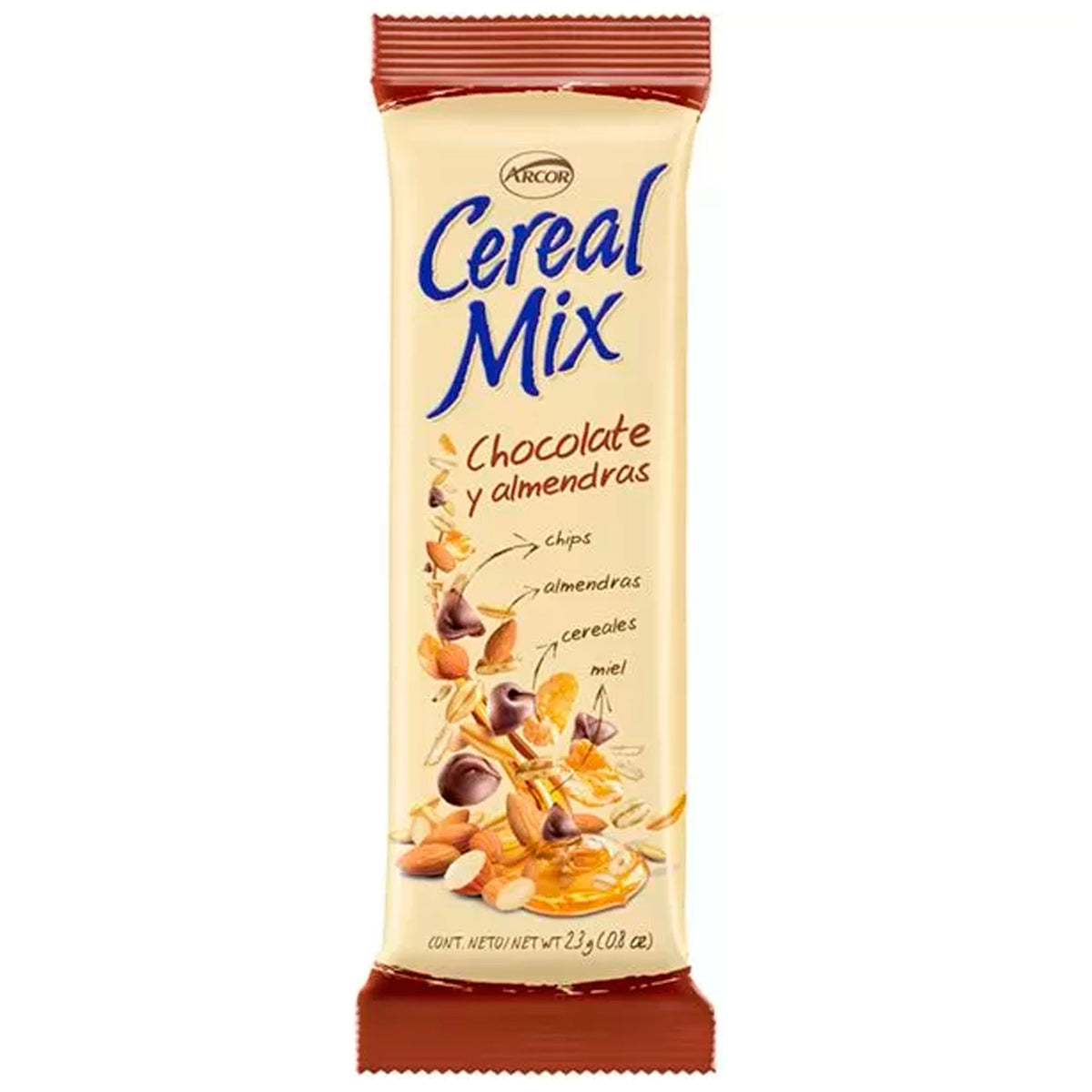 Barra Cereal Mix Chocolate y Almendras