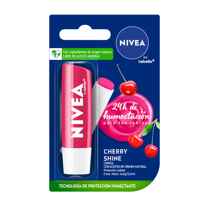 Protector Labial Nivea Balsamo Cherry Shine