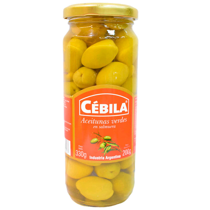 Cébila Aceitunas Verdes En Salmuera X 330G