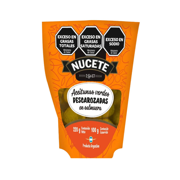 Aceitunas Verdes Nucete Descarozadas Doypack X 220G