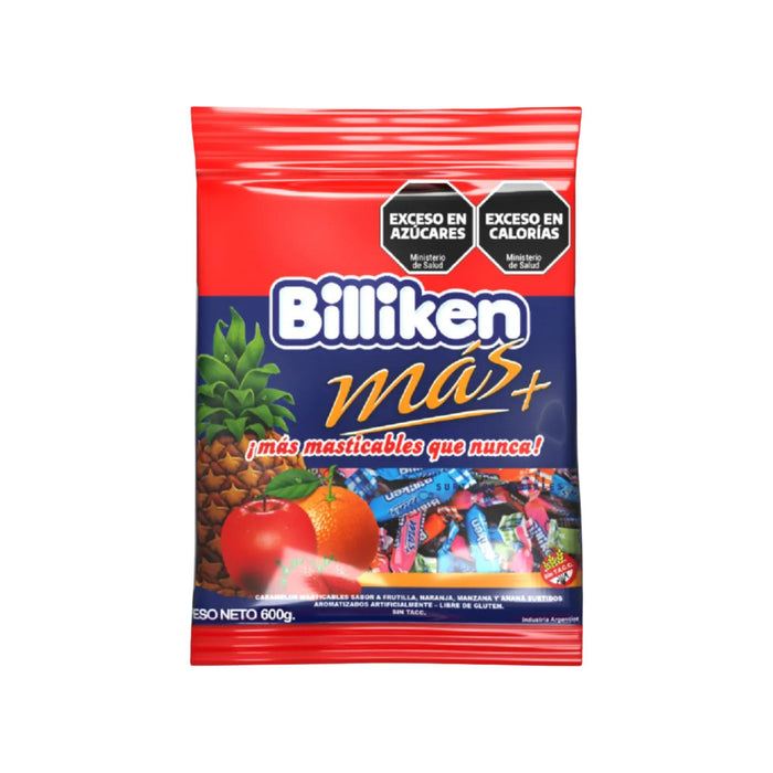 Caramelos Masticables Billiken Sabor Surtido X 600G