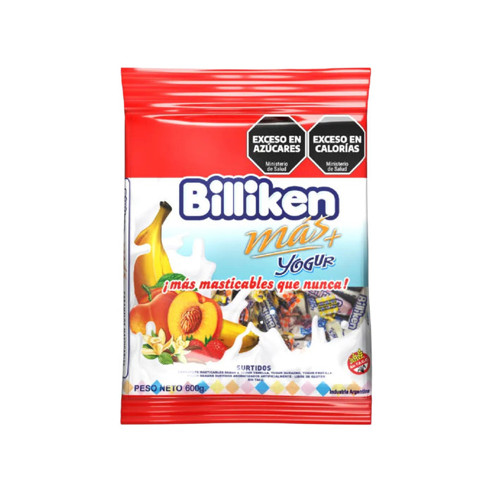 Caramelos Masticables Billiken Sabor Yogur X 600G