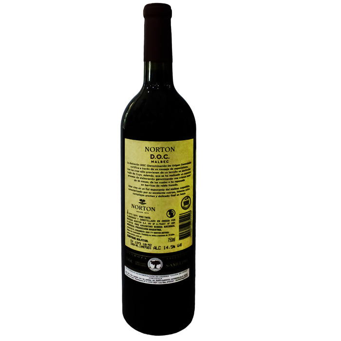 Vino Tinto Norton Doc Malbec X 750 Ml