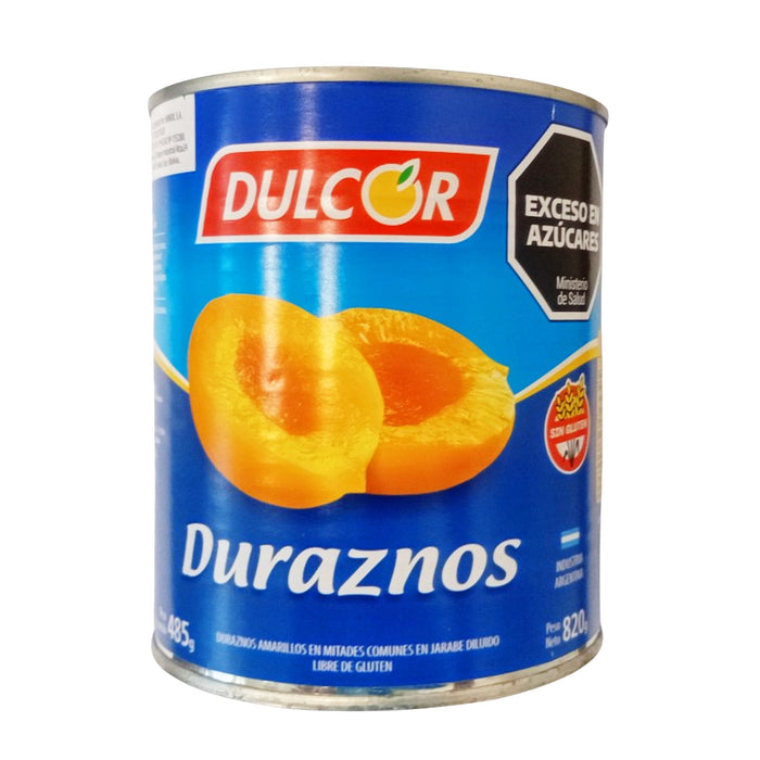 Duraznos Amarillos En Mitades Dulcor Lata X 820G