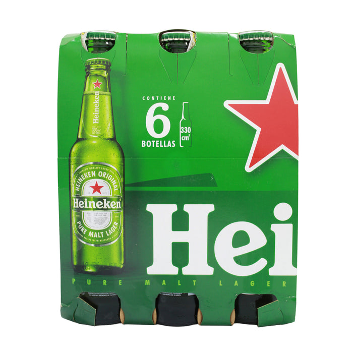 Heineken Six Pack Botella 330Ml X 6 Unidades