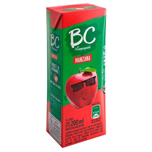 Bc La Campagnola Jugo Manzana X 200Ml