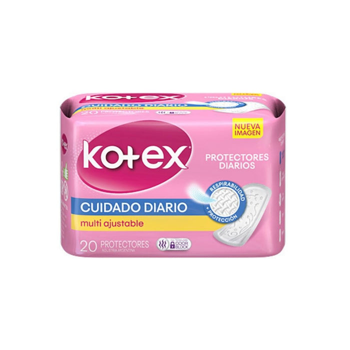 Kotex Cuidado Diario Multi Ajustables X 20 Unidades