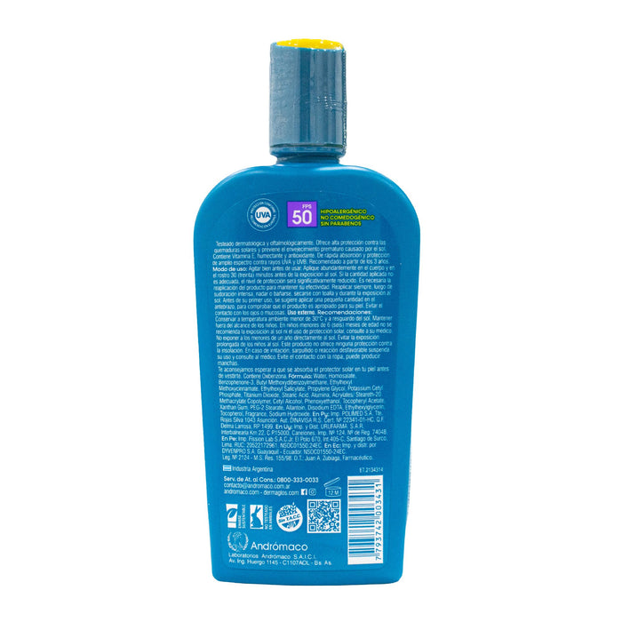 Dermaglos Solar Fps 50 Protección Alta X 250Ml