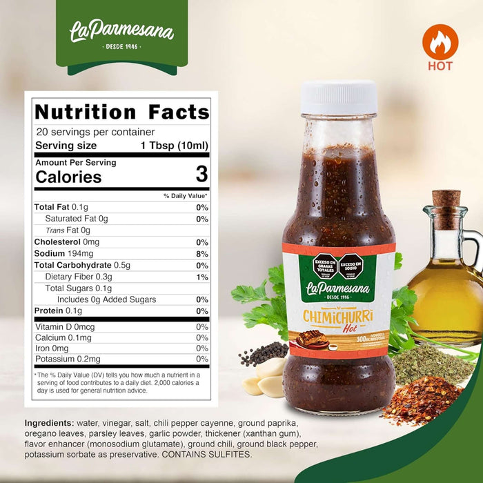 Chimichurri La Parmesana Hot X 300Ml