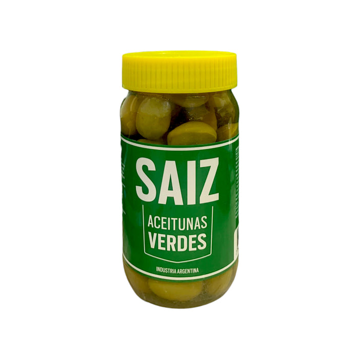 Aceitunas Saiz Verdes En Salmuera Frasco X 330G