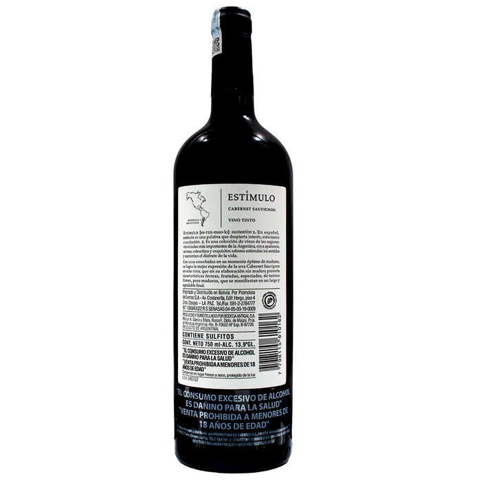 Estimulo Cabernet Sauvignon Vino Tinto X 750Ml