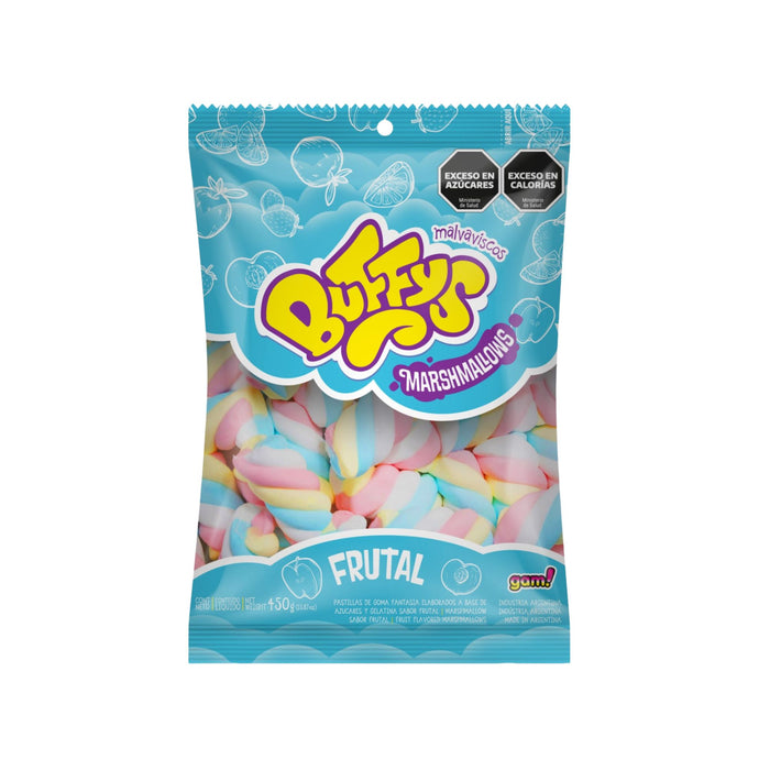 Malvaviscos Buffys Twister Sabor Frutal Bolsa X 450G