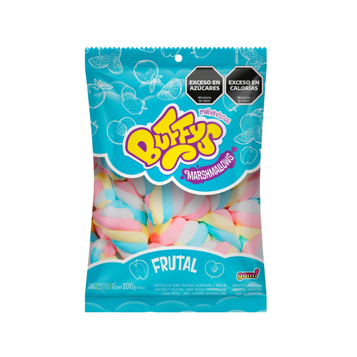 Malvaviscos Buffys Sabor Frutal Bolsa X 200G