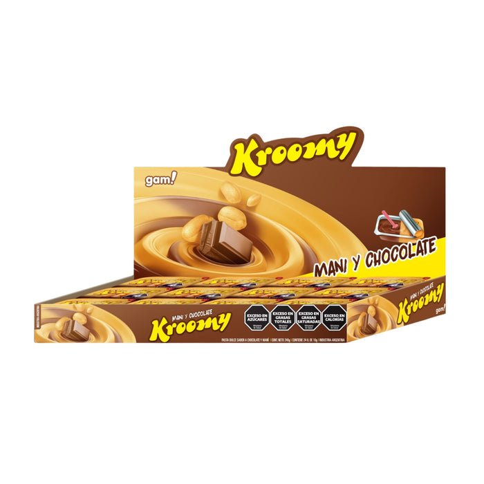 Pasta Dulce Kroomy Mani Y Chocolate X Unidad
