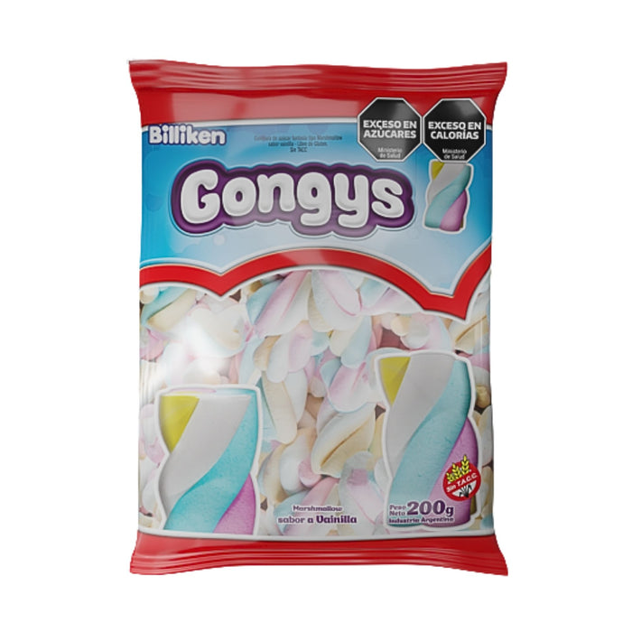 Marshmallow Trenza Gongys Sabor Vainilla X 200G