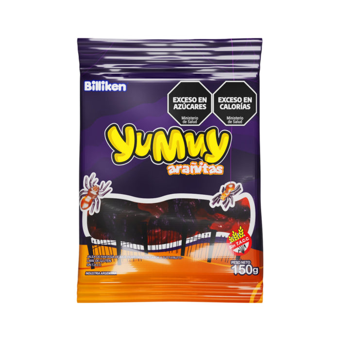 Gomitas Yummy Arañitas Sabor Tutti Fruti X 150G