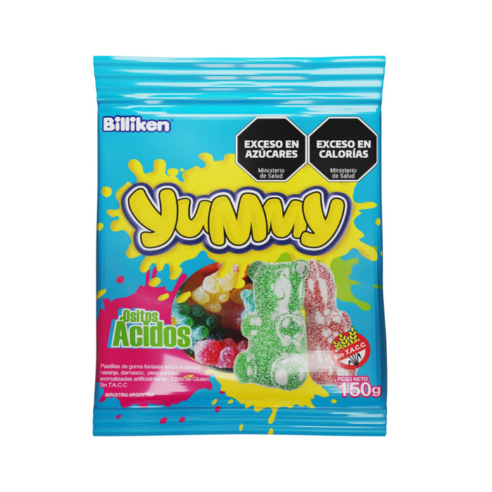 Gomitas Yummy Ositos Acidos X 150G