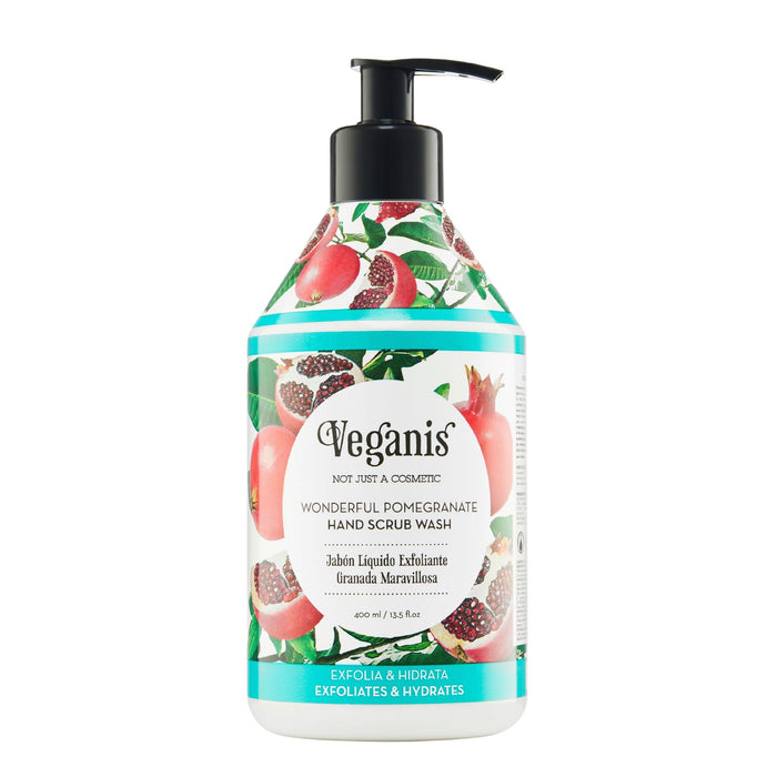 Jabón Liquido Veganis Exfoliante Granada Maravillosa X 400Ml
