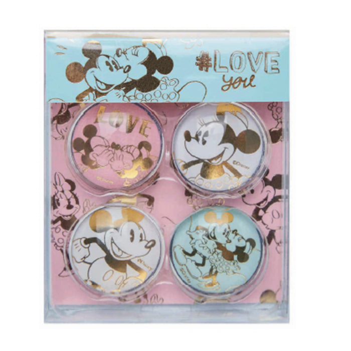 Mooving Glass Magnets X 4 Unidades Mickey Y Minnie