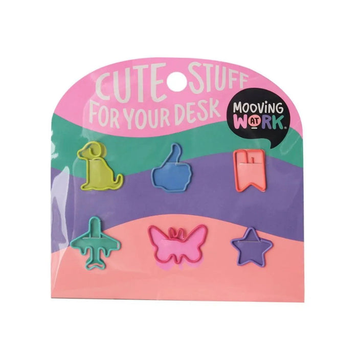 Clip Metálico Mooving Formas Manía 6 Unidades