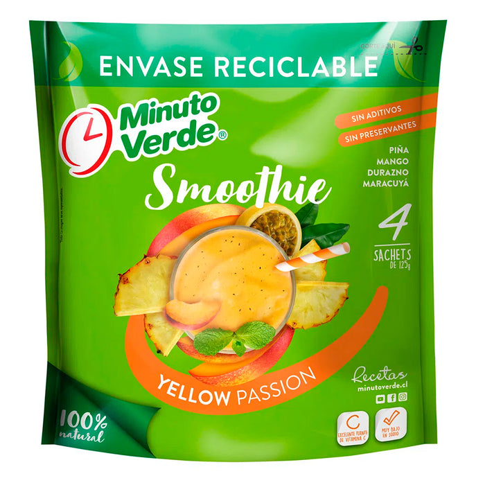 Minuto Verde Smoothie Yellow Passion X 500G