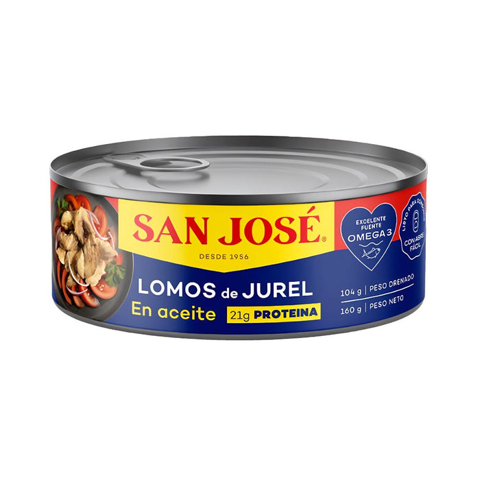 Lomos De Jurel San José En Aceite Lata X 160G