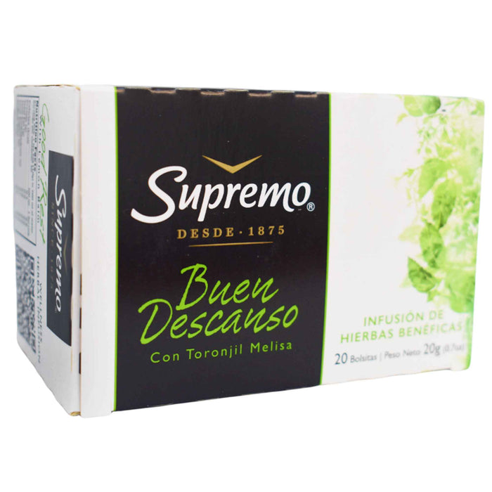Té Supremo Bienestar Buen Descanso X 20 Unidades