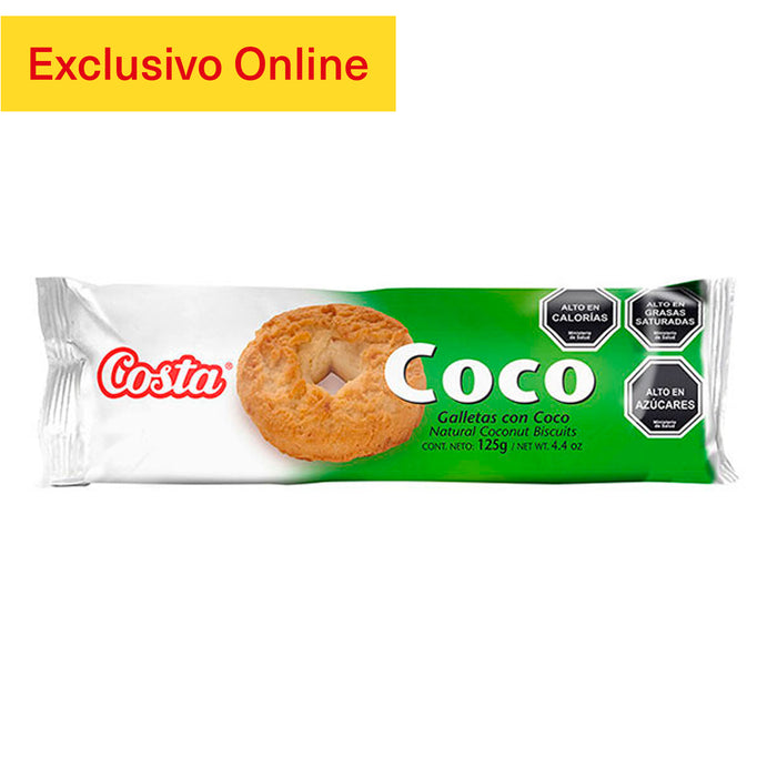 Costa Galletas Con Coco X 125G