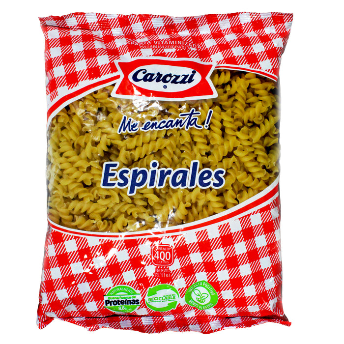 Carozzi Pasta Espirales Bolsa X 400G