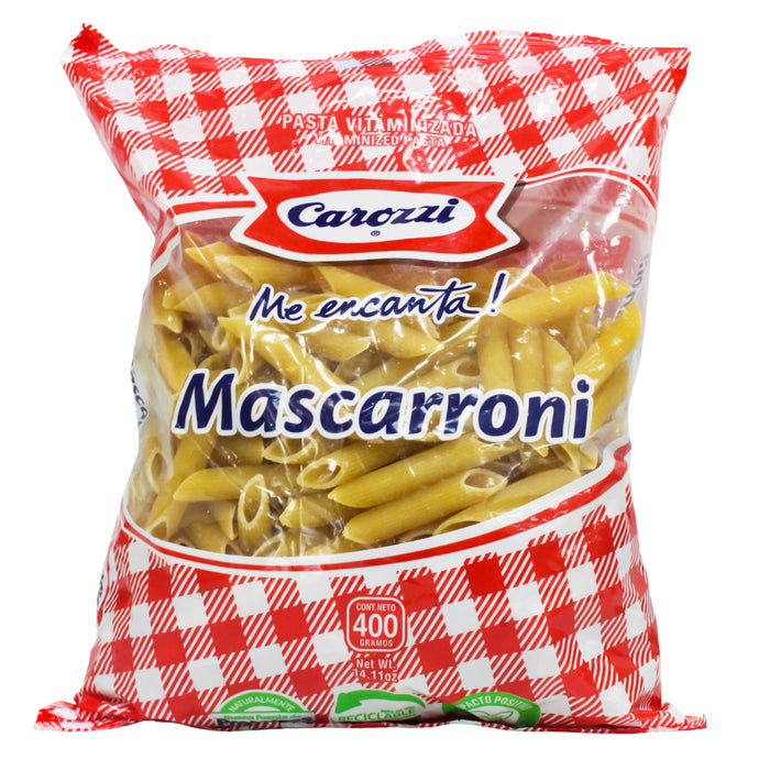 Carozzi Pasta Mascarroni Bolsa X 400G