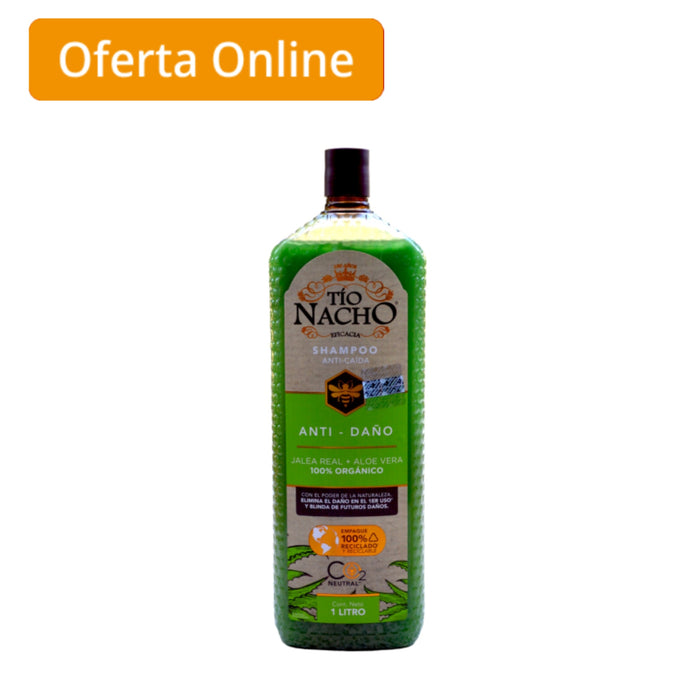 Shampoo Tio Nacho Anti Daño Aloe Vera X 1L