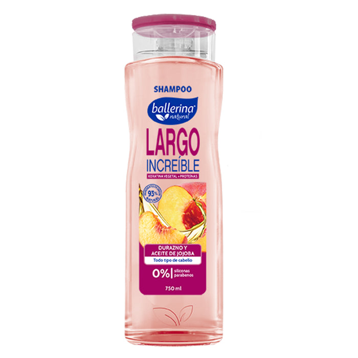 Shampoo Ballerina Largo Increíble X 750Ml