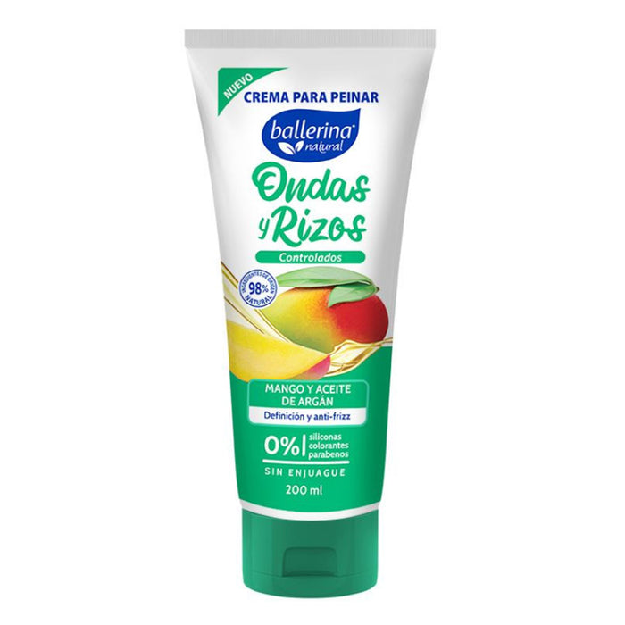 Ballerina Crema Para Peinar Ondas Y Rizos X 200Ml