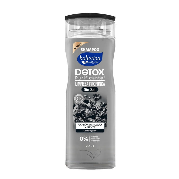 Shampoo Ballerina Detox Purificante Carbón X 410Ml