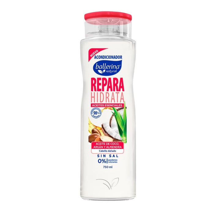 Acondicionador Ballerina Sin Sal Repara E Hidrata X 750Ml