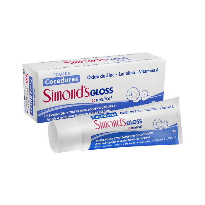 Pomada Antiescaldante Simonds Gloss Con Lanolina X 60G