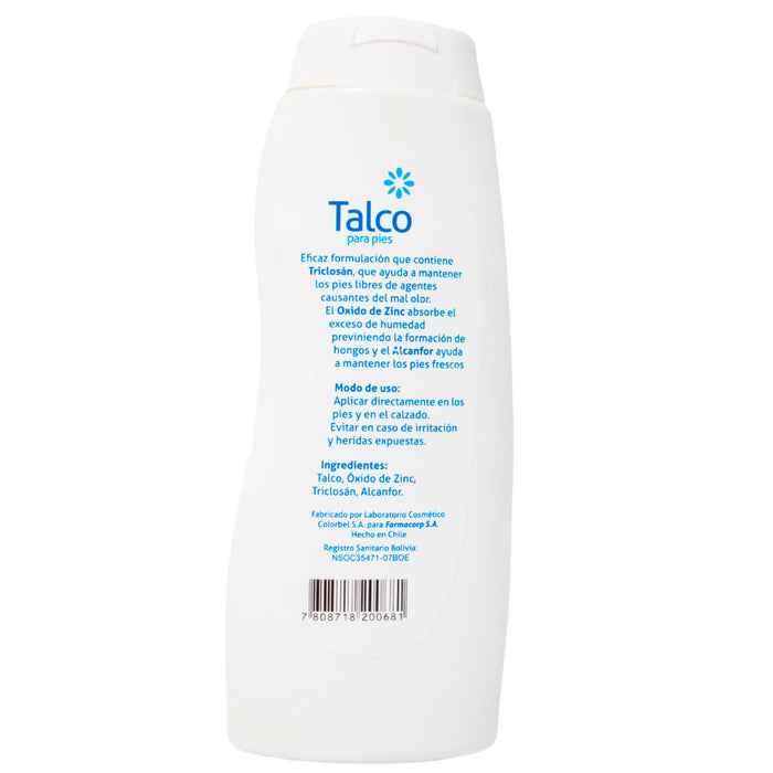 Talco Para Pies Farmacorp X 200G