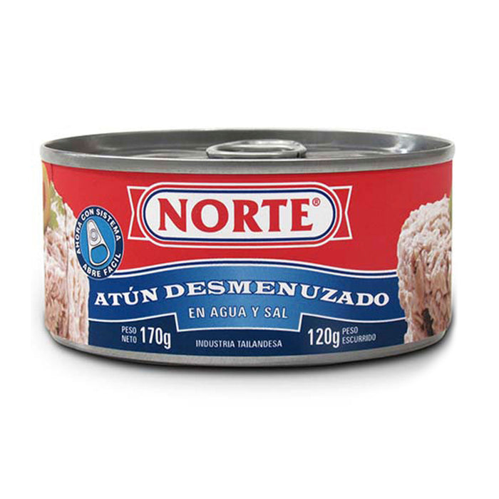 Norte Atun Desmenuzado Al Agua X 170G