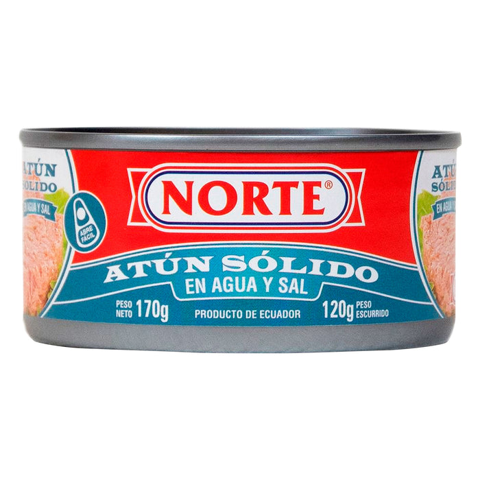 Norte Atun Sólido Al Agua X 170G