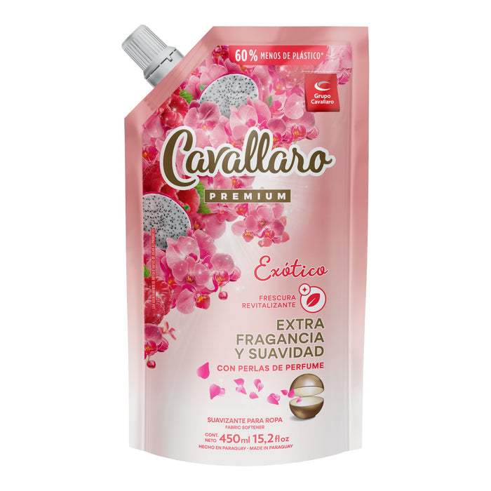 Suavizante Cavallaro Premium Exótico Doypack X 450Ml