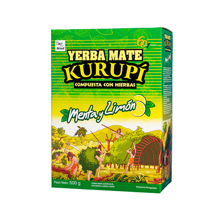 Yerba Kurupi Mate Menta / Limon X 500G