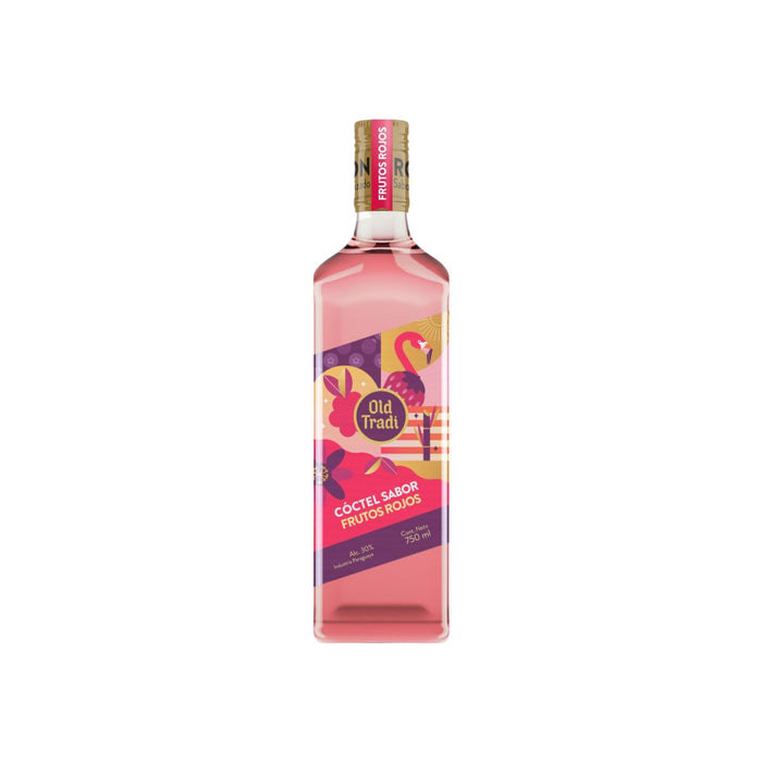 Coctel Old Tradi Sabor Frutos Rojos X 750Ml