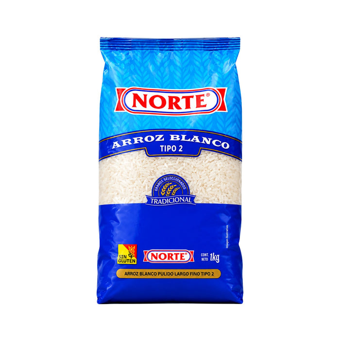Arroz Blanco Norte Tipo 2 X 1Kg