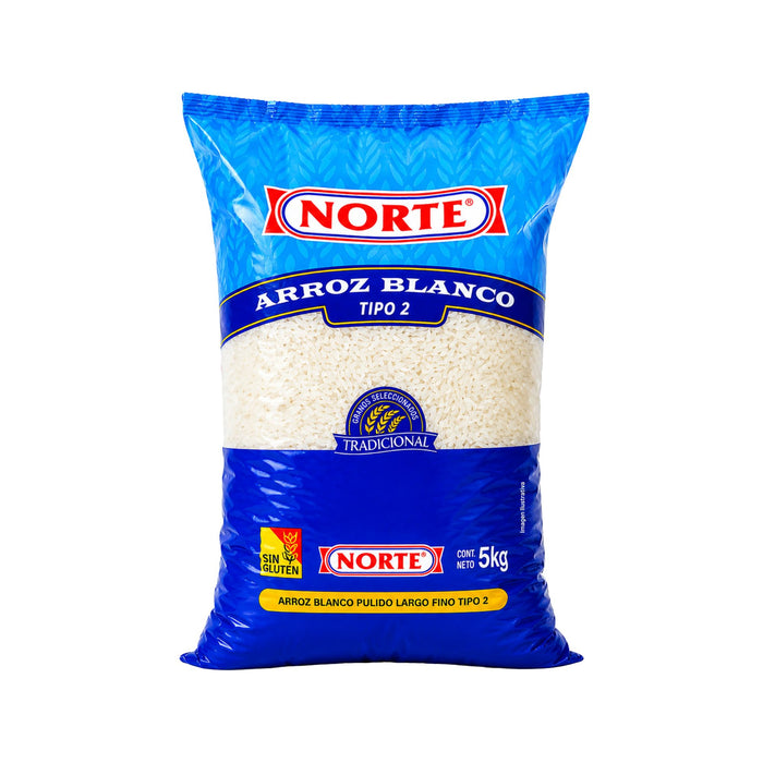Arroz Blanco Norte Tipo 2 X 5Kg