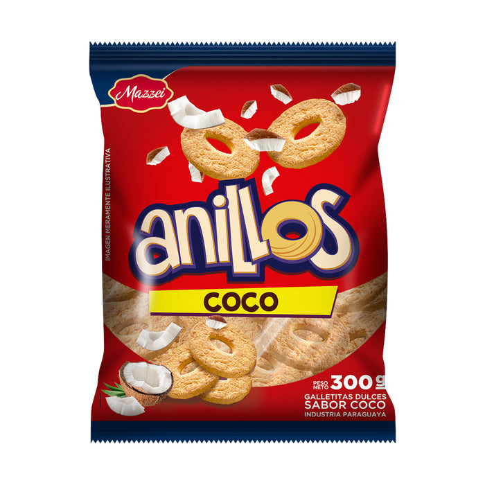 Galletas Anillos Dulces Sabor Coco X 300G