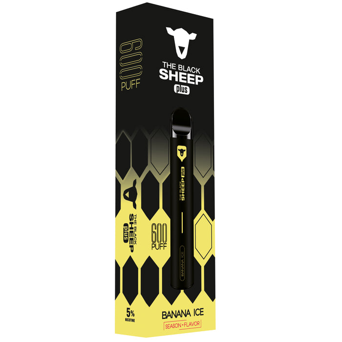 The Black Sheep Banana Ice Vape 600 Puffs