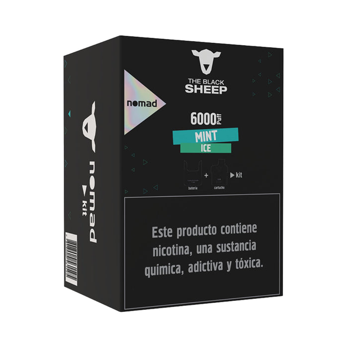 Kit The Black Sheep Nomad Mint Ice 6000 Puffs