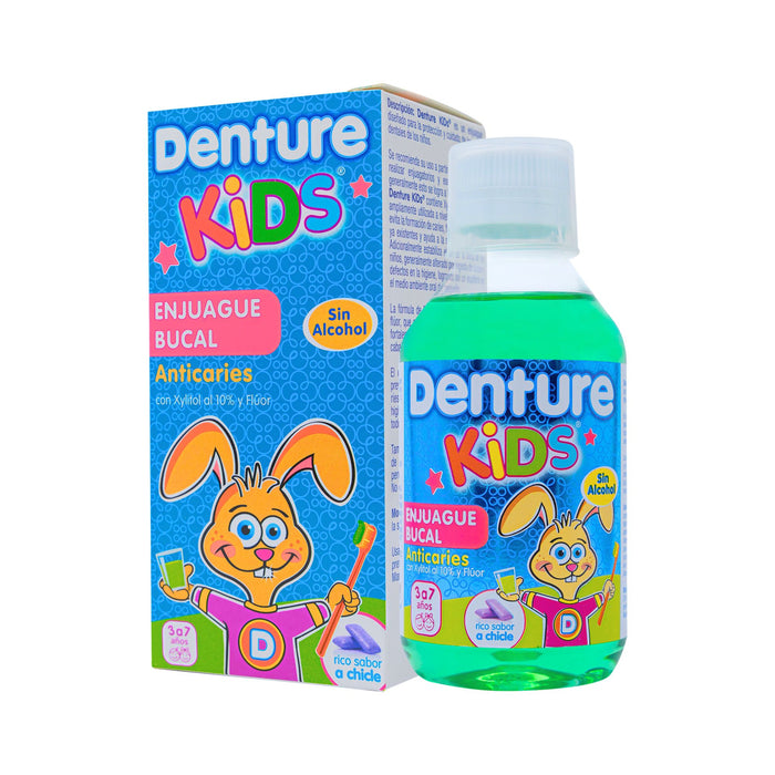 Enjuague Bucal Denture Kids Anticaries X 240Ml