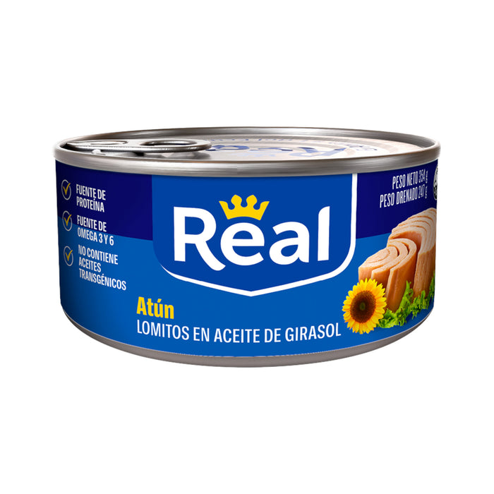 Lomito De Atún Real En Aceite De Girasol 354G