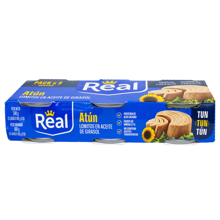 Atun Real Lomito Al Aceite Tripack X 240G